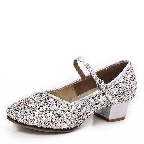 Women's Sparkling Glitter 1.2inch/3.5cm Heels Modern & Ballroom Dance Shoes