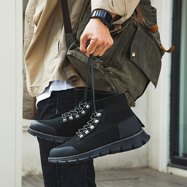 Men's Walking Punk Ankle Boots