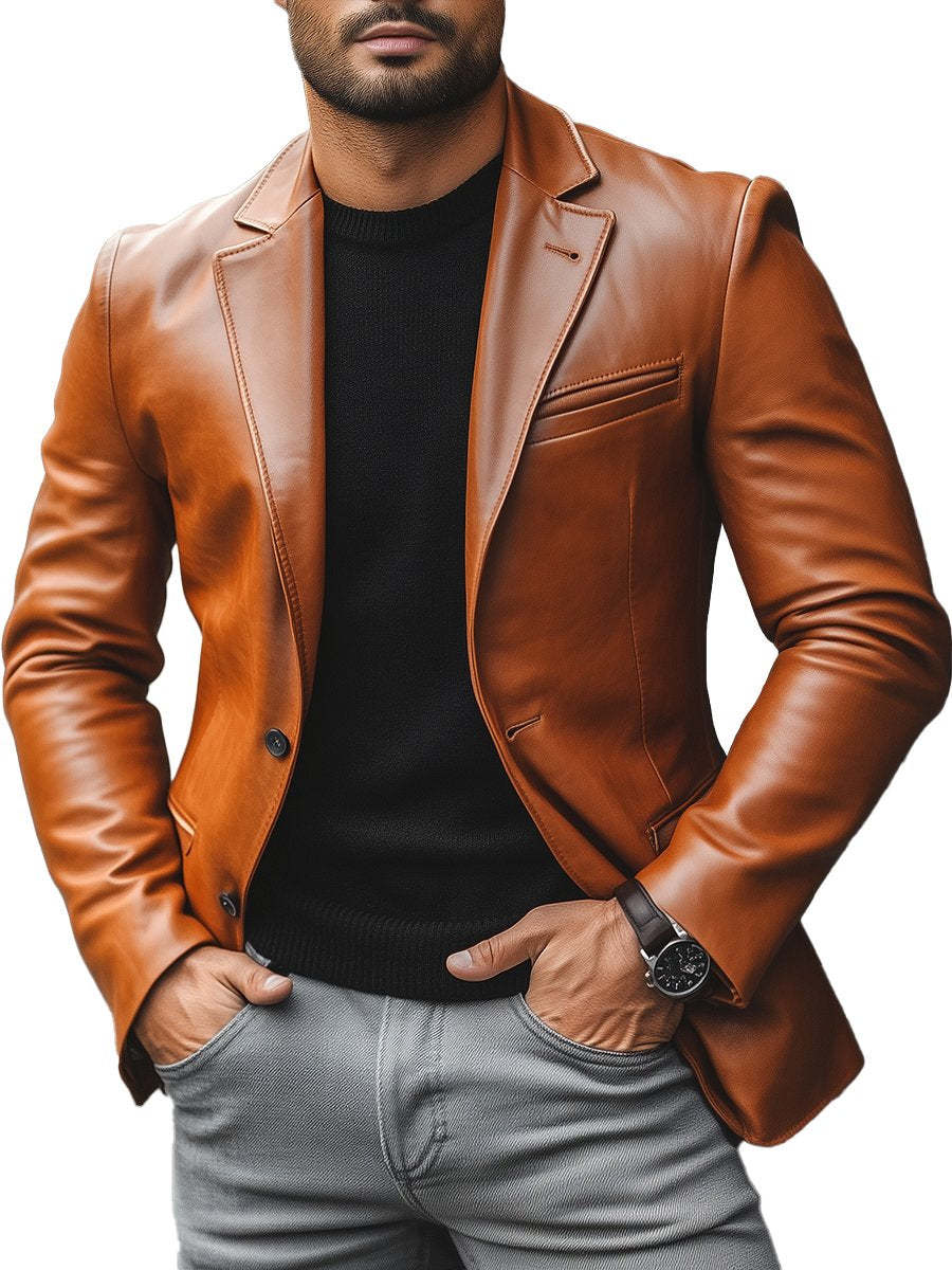 Men's Elegant Premium Leather Jacket