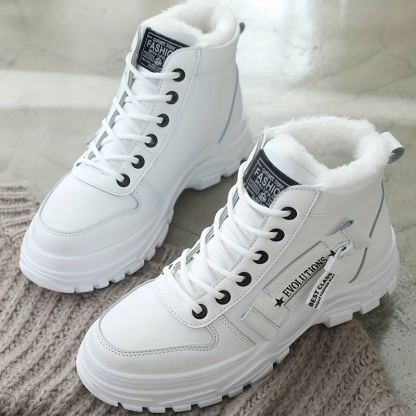 Winter Boots Women Fleece Lined