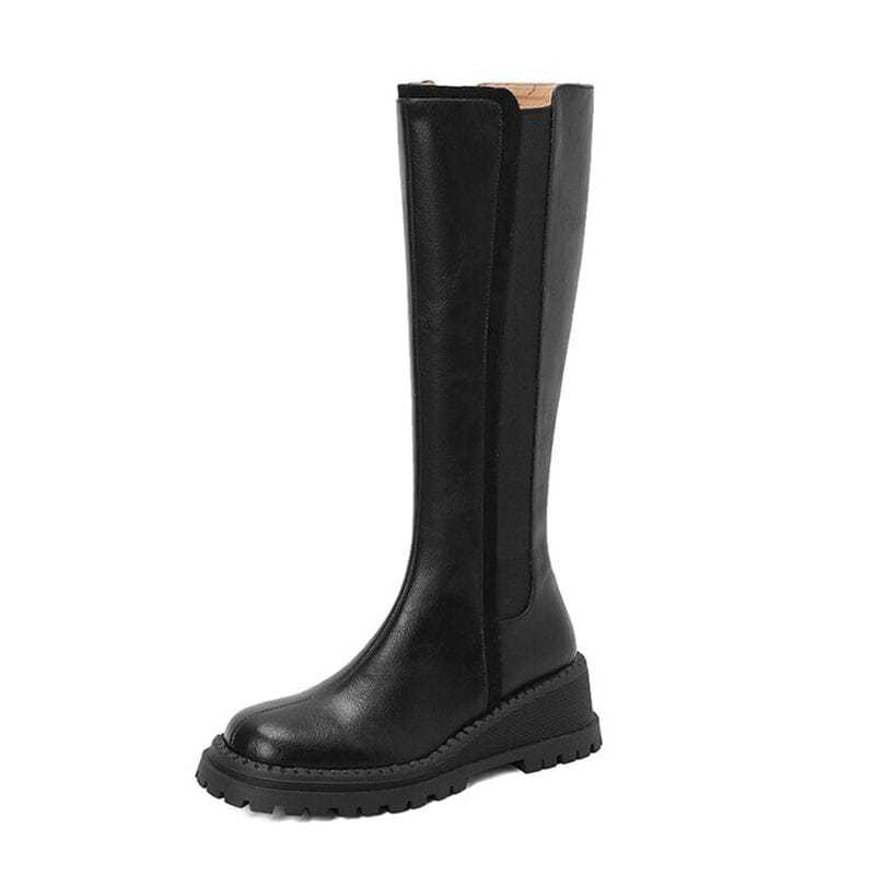 Chunky Knee High Boots Riding Boots for Women