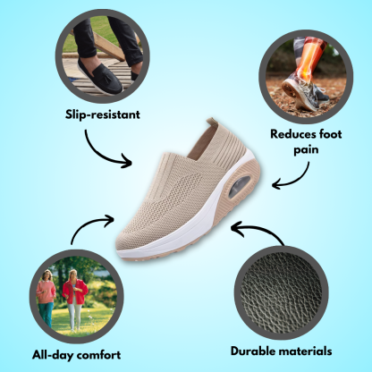 Women's Air Cushion Orthopedic Shoes | Soft-Sole Support for Walking Comfort