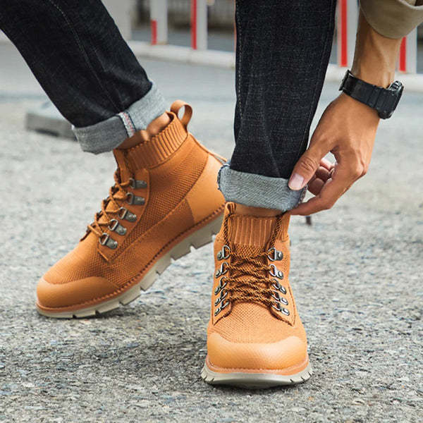 Men's Walking Punk Ankle Boots