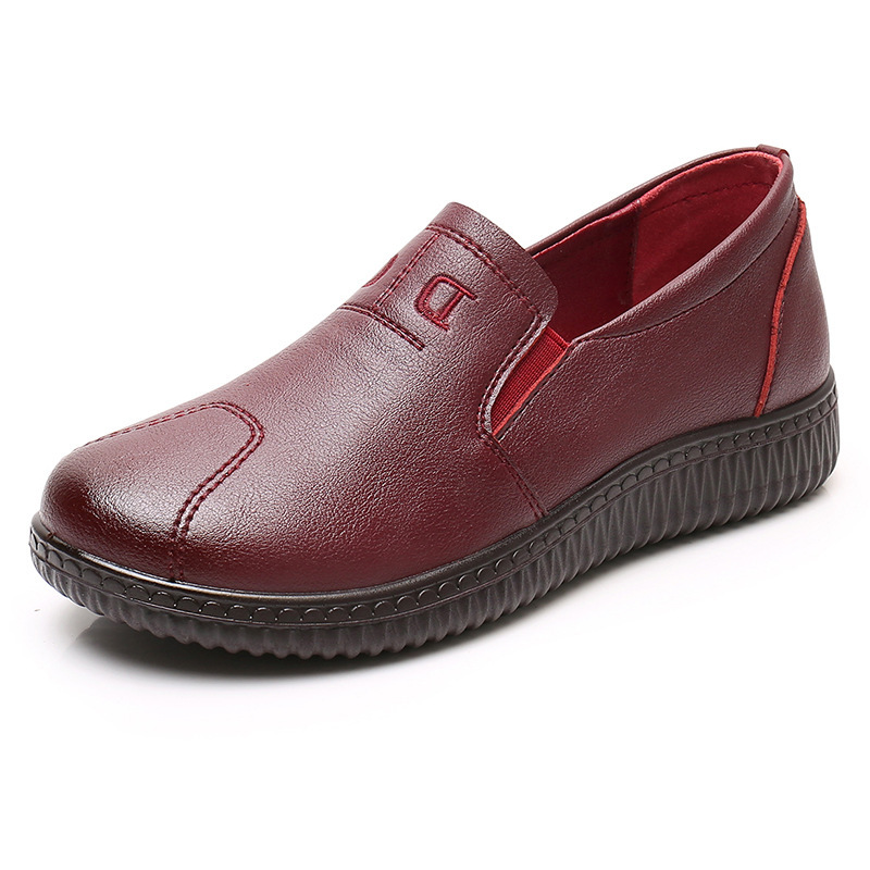 Wide Fitting Shoes Genuine Leather Casual Women Shoes