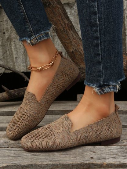 Stap-In Elegantie: Orthopedische Antislip Platte Schoenen  - Comfort Ontmoet Stijl!