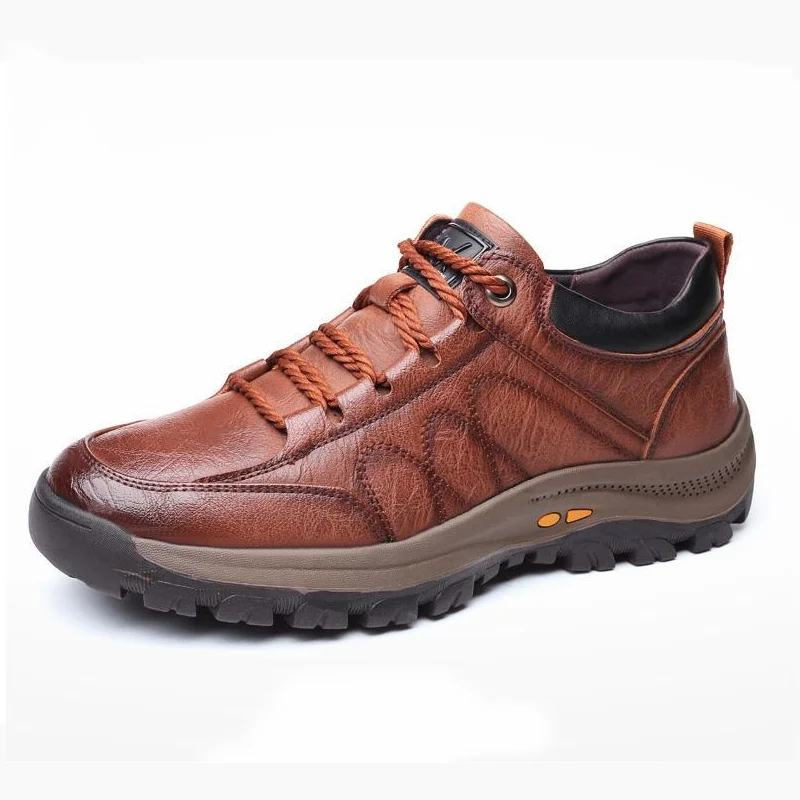 Men’s Winter Casual Hand Stitching Arch Support & Non-slip Breathable Boots