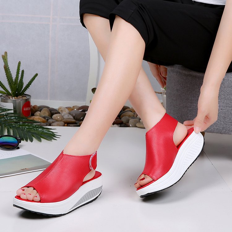 Comfy Slip-On Sandal Platform Shoes