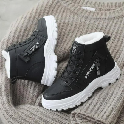 Winter Boots Women Fleece Lined