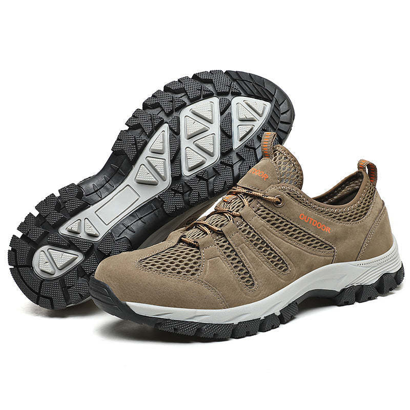 Men Arch Support & Breathable and Light & Non-Slip Shoes -Hiking Walking Shoes