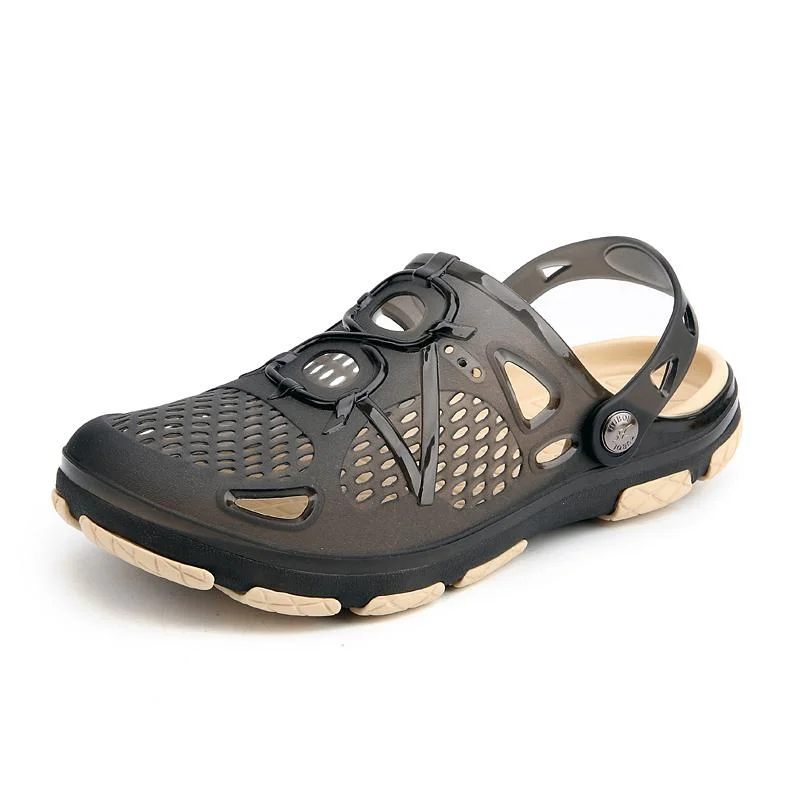 Men's Summer Slippers Lightweight Mesh Clog Quick Drying Garden Shoe
