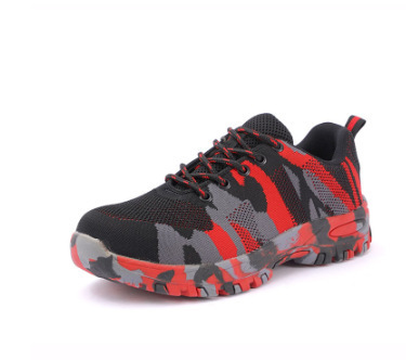 Safety Steel Toe  Camo Work Shoes