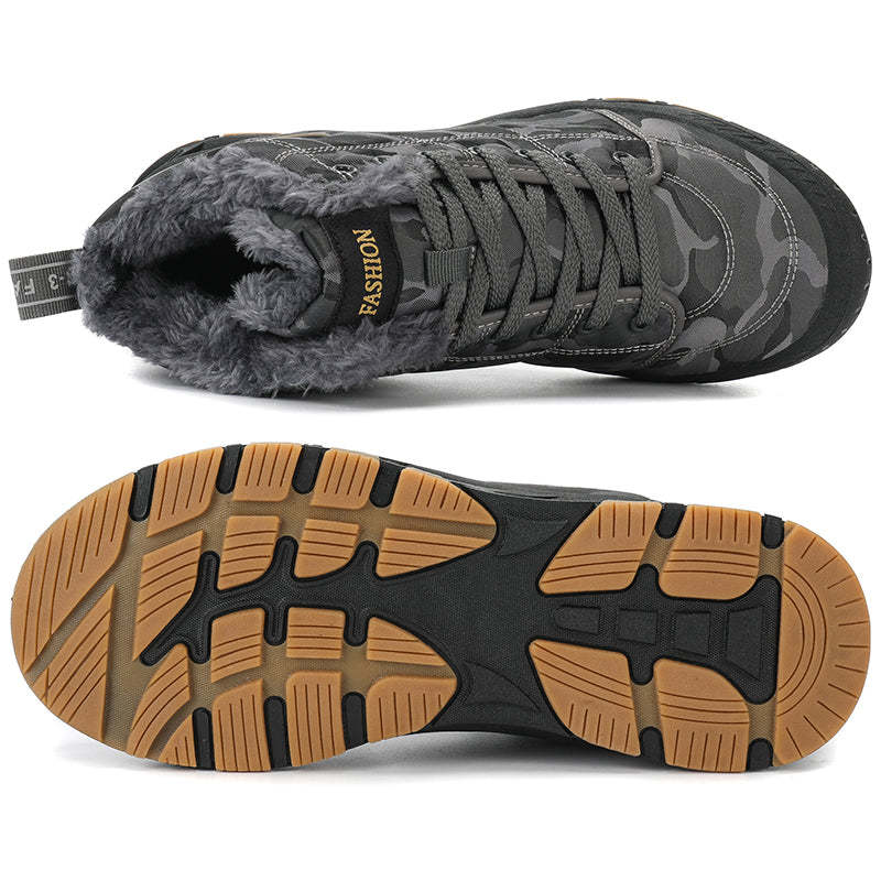 Ankle Boots For Men Thick Sole Winter Orthopedic Shoes
