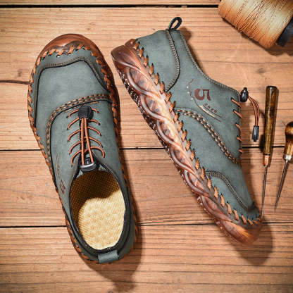Orthopedic Shoes For Men Leather Casual Loafers