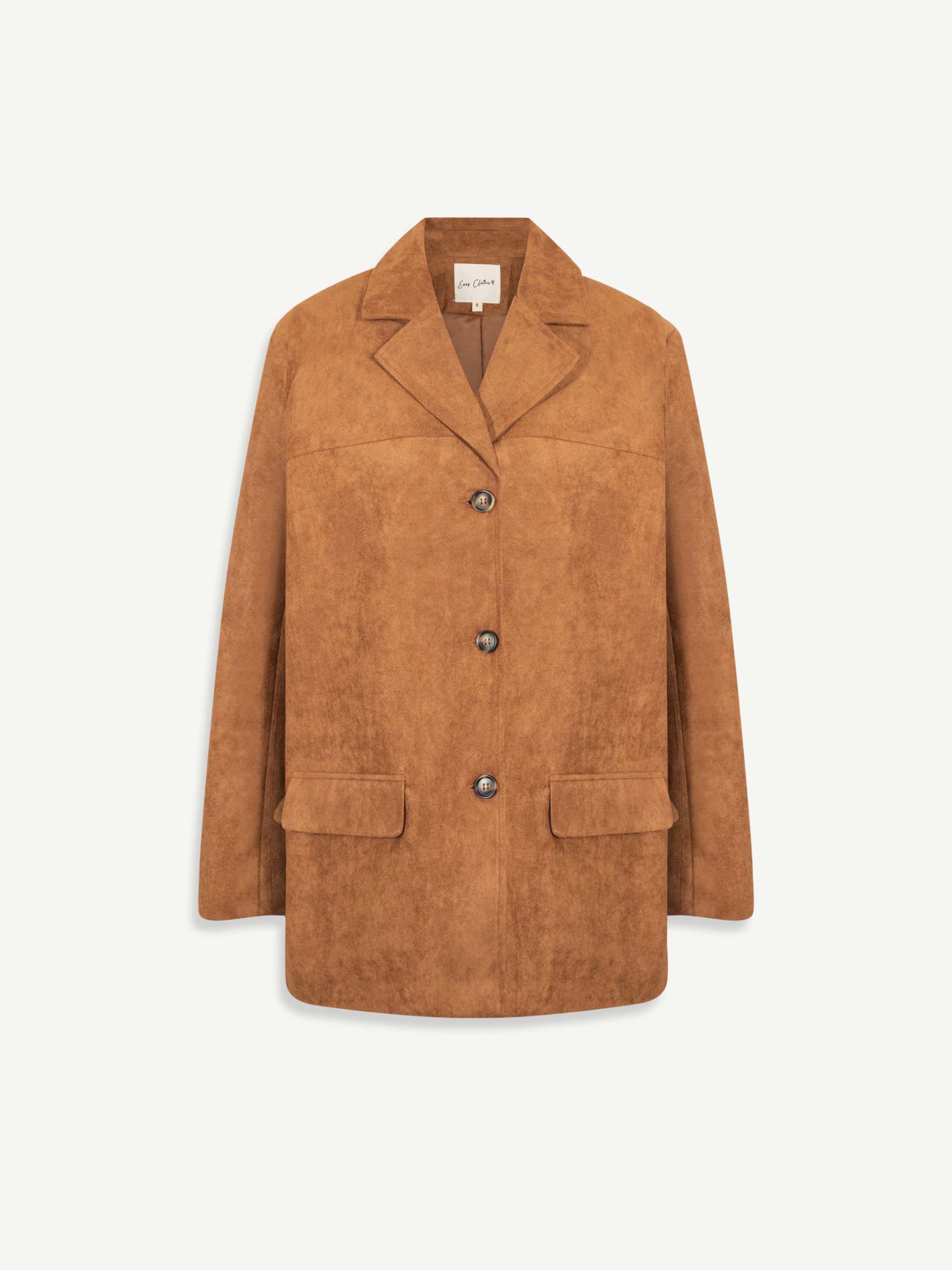 Women's Suede Camel Jacket