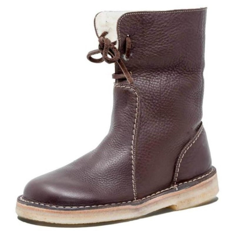 Bradford Leather Waterproof Winter Snow Boots