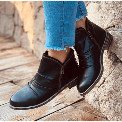 Cozy Colorful Ankle Winter Boots