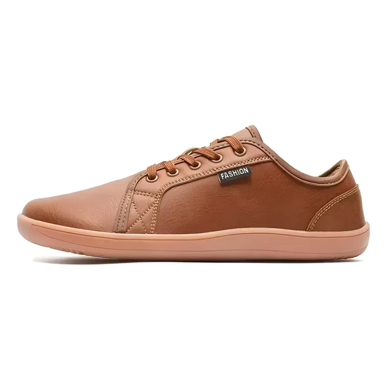 Zero Drop Leather Shoes Barefoot Sneakers
