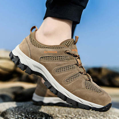 Men Arch Support & Breathable and Light & Non-Slip Shoes -Hiking Walking Shoes