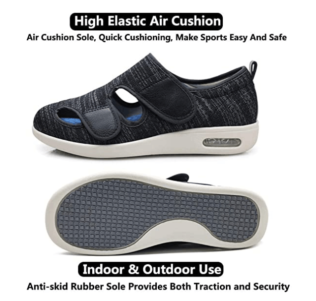 Plus Size Wide Orthopedic Walking Shoes For Swollen Feet Width Shoes (Unisex)