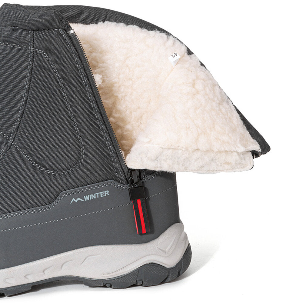 Winter Snow Boots Side Zip, Waterproof, Non-slip, Wear-resistant, Thick and Velvety Warm