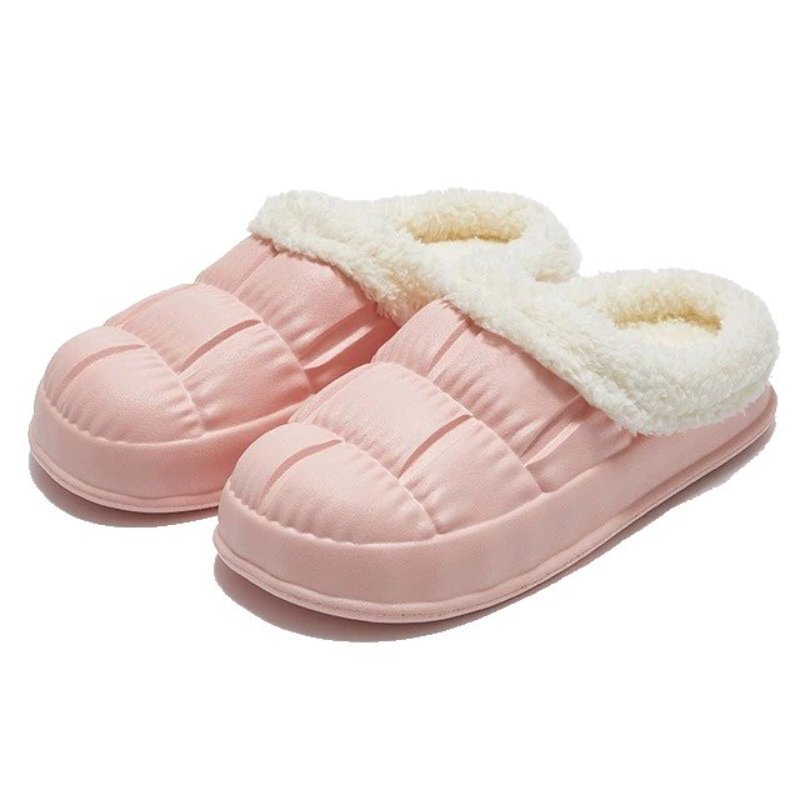 Cozy Plush Slippers For Women Nonslip Indoor Slides