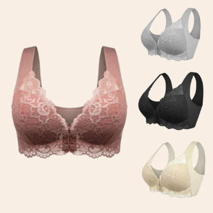Front Closure 5D Shaping Push Up Bra – Seamless, Beauty Back, Comfy