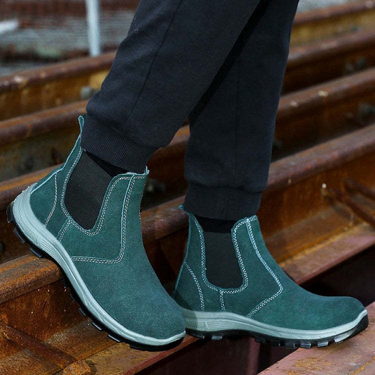 Men Boots Winter Keep Warm Fur Lined Orthopedic Shoes