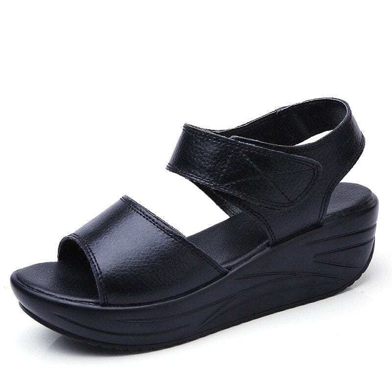 Women's Orthopedic Platform Sandals -Rocker Bottom Shoe
