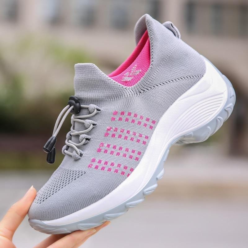 Women's Orthopedic Stretch Cushion Shoes Slip On Walking Shoes