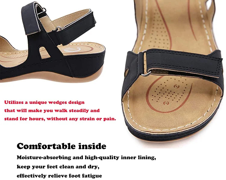 Ladies Open Toe Sandals Premium Orthopedic Sandals