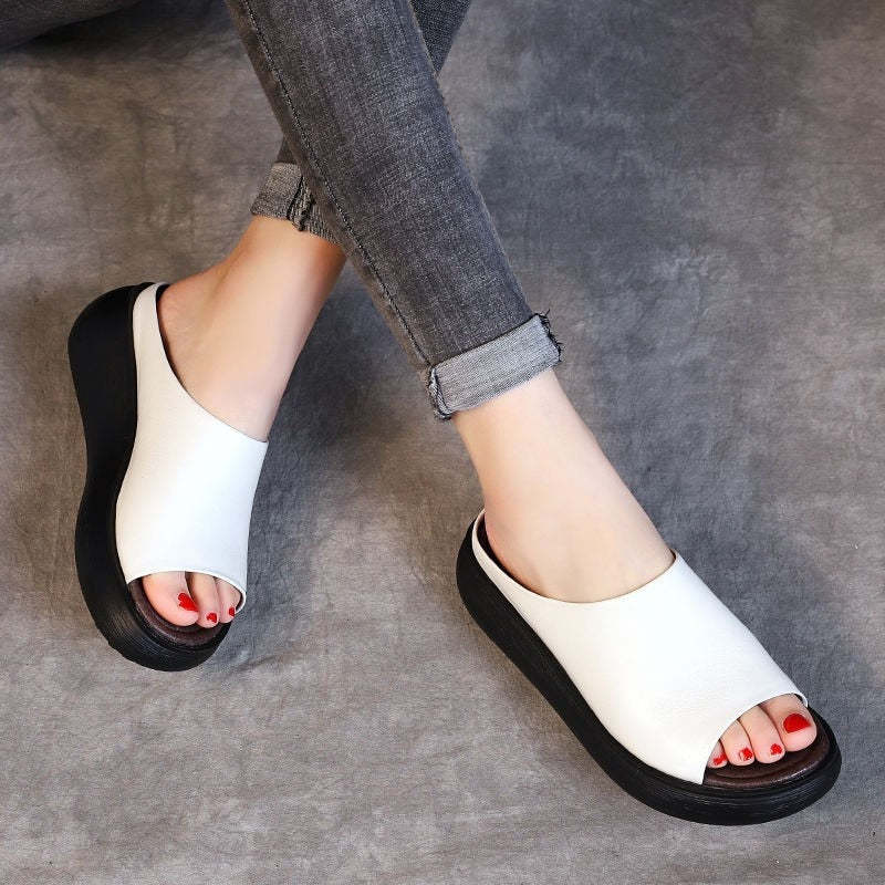 Comfortable Women Leather Summer Sandals