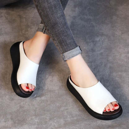 Comfortable Women Leather Summer Sandals
