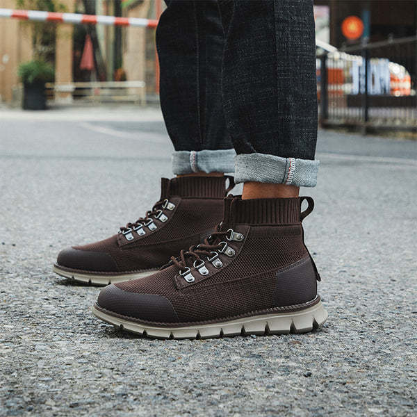 Men's Walking Punk Ankle Boots