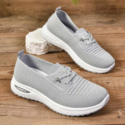 Women Slip On Orthopedic Sneakers Lightweight Wide Width Soft Sole Arch Support Non-Slip Shoes