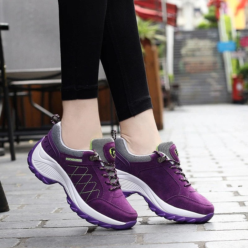Comfortable Sneakers For Women - Arch Support - Lightweight - Breathable - Stylish - Soft Inside Padding