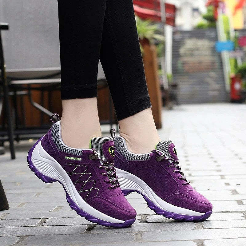Comfortable Sneakers For Women - Arch Support - Lightweight - Breathable - Stylish - Soft Inside Padding