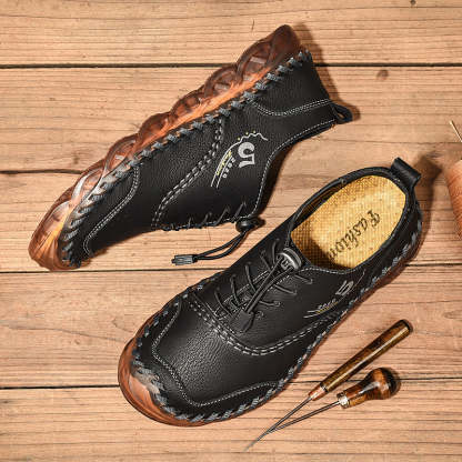 Orthopedic Shoes For Men Leather Casual Loafers
