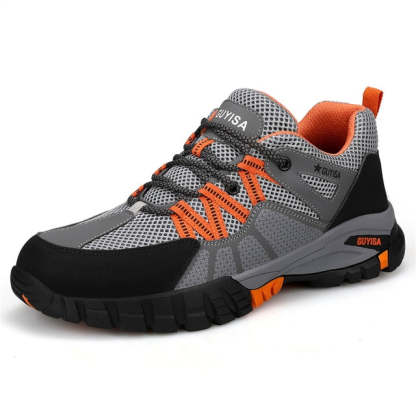 Orthopedic Shoes Men Steel Toe Lace Puncture-Proof Work