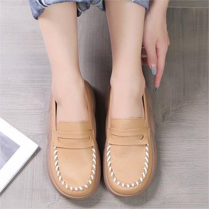 Women Soft-Soled Pure Cowhide Loafers