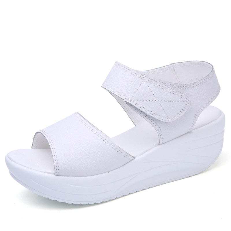 Women's Orthopedic Platform Sandals -Rocker Bottom Shoe