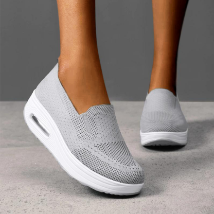 Platform Walking Shoes - Comfort Fit For Wide Feet