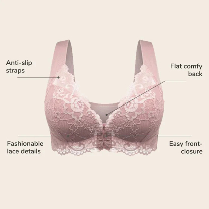 Front Closure 5D Shaping Push Up Bra – Seamless, Beauty Back, Comfy