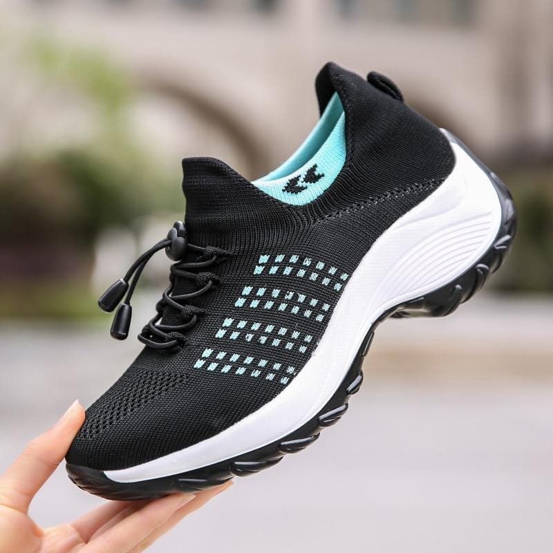 Women's Orthopedic Stretch Cushion Shoes Slip On Walking Shoes