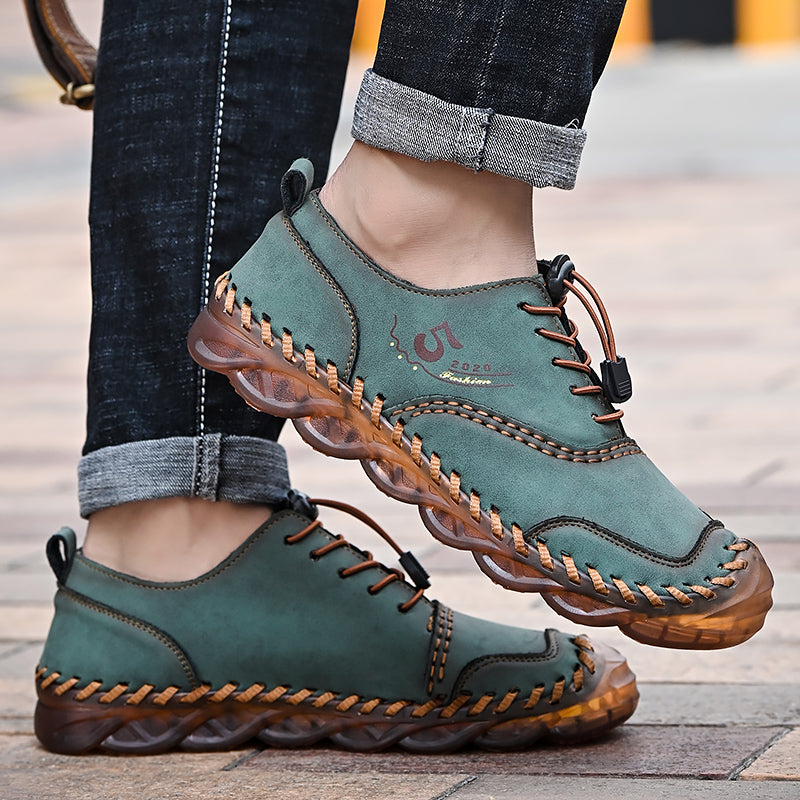 Orthopedic Shoes For Men Leather Casual Loafers