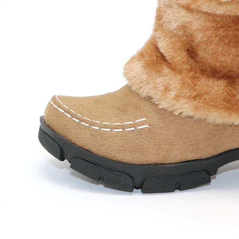 Mid-Calf Thick Fur Boots