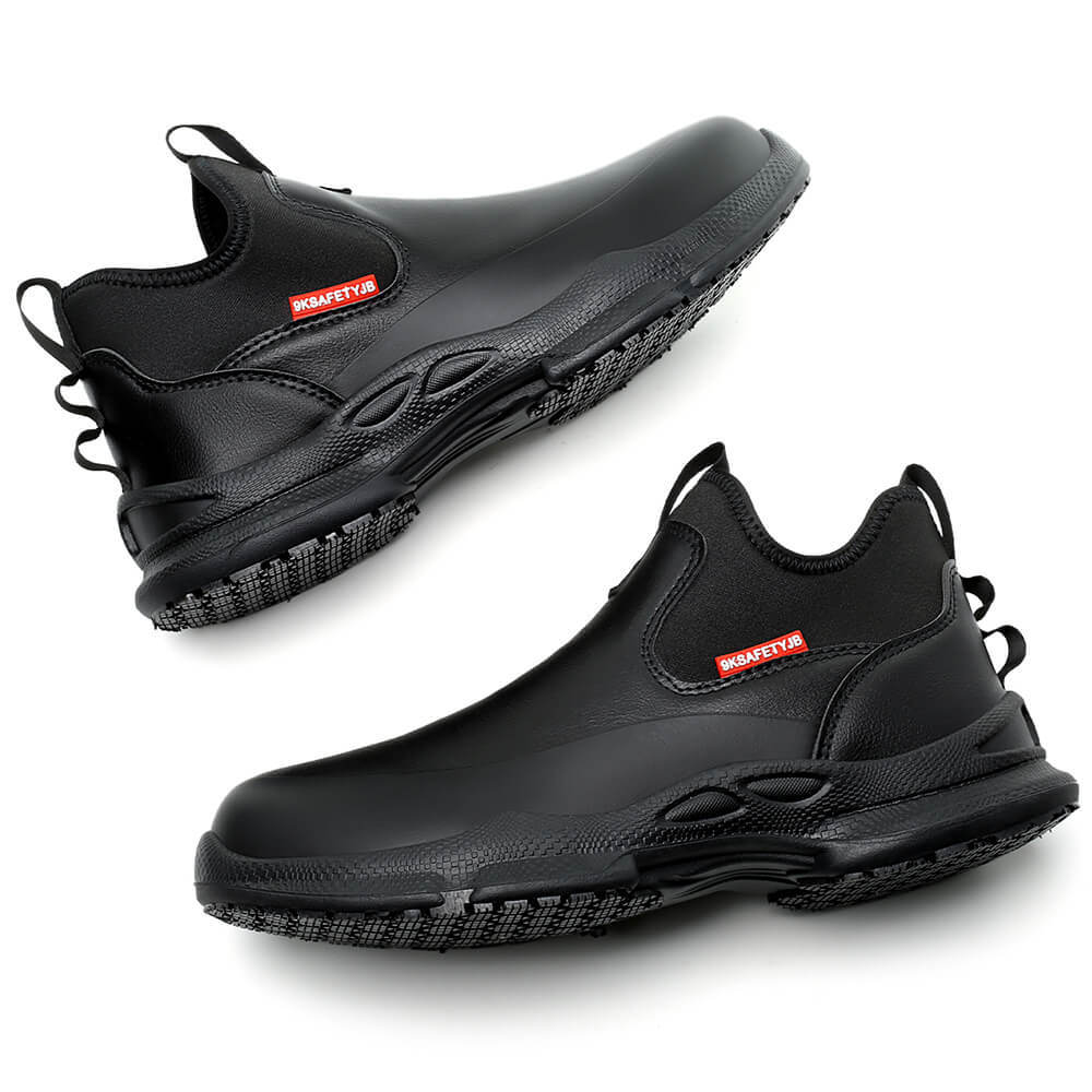 Chef Non Slip Waterproof Comfortable Kitchen Work Shoes Safety Steel Toe Boots
