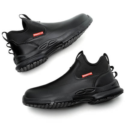 Chef Non Slip Waterproof Comfortable Kitchen Work Shoes Safety Steel Toe Boots