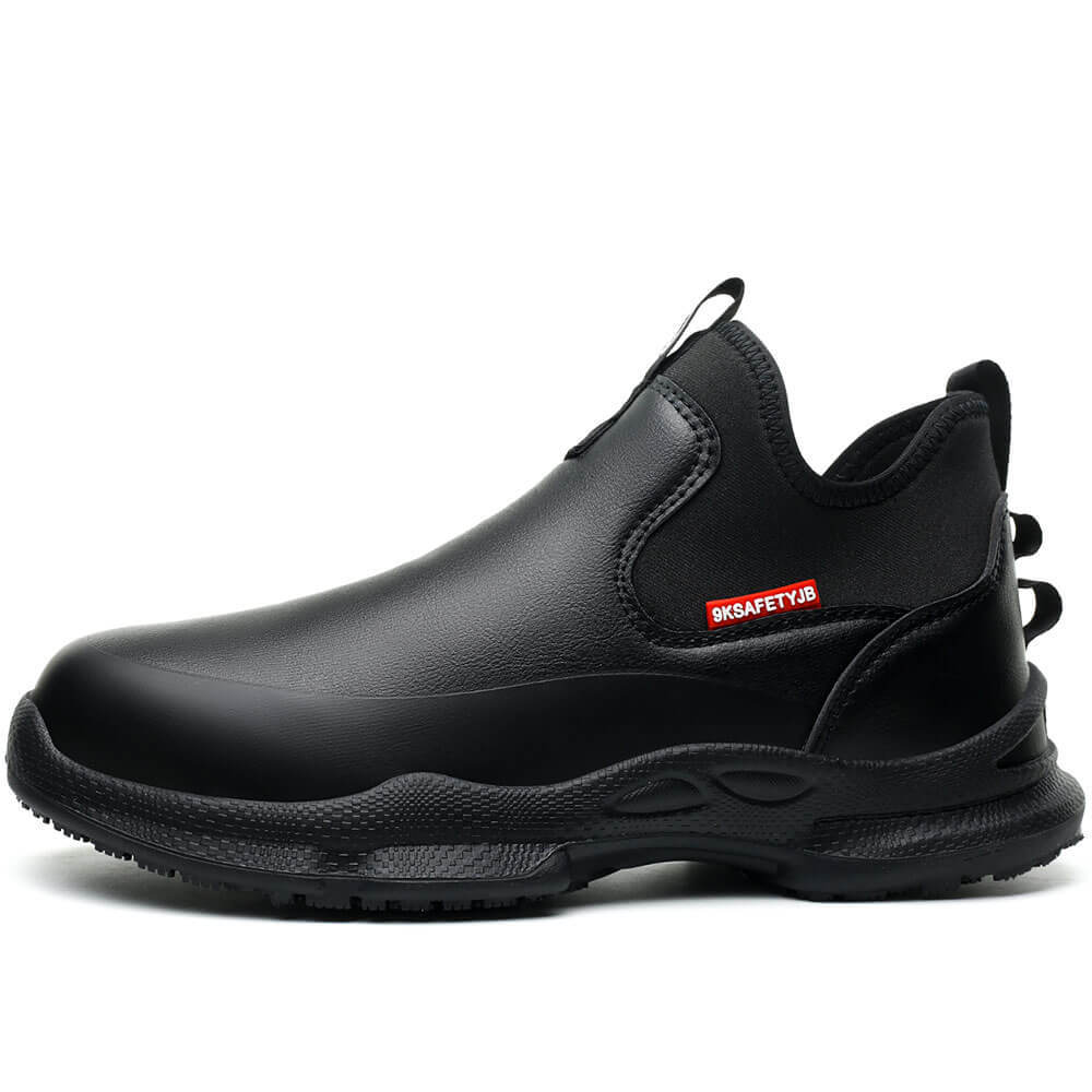 Chef Non Slip Waterproof Comfortable Kitchen woShoes Safety Steel Toe