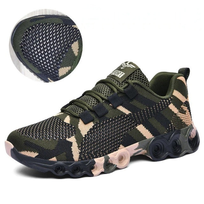 Women Orthopedic Shoes Mesh Camouflage Outdoor Sneakers