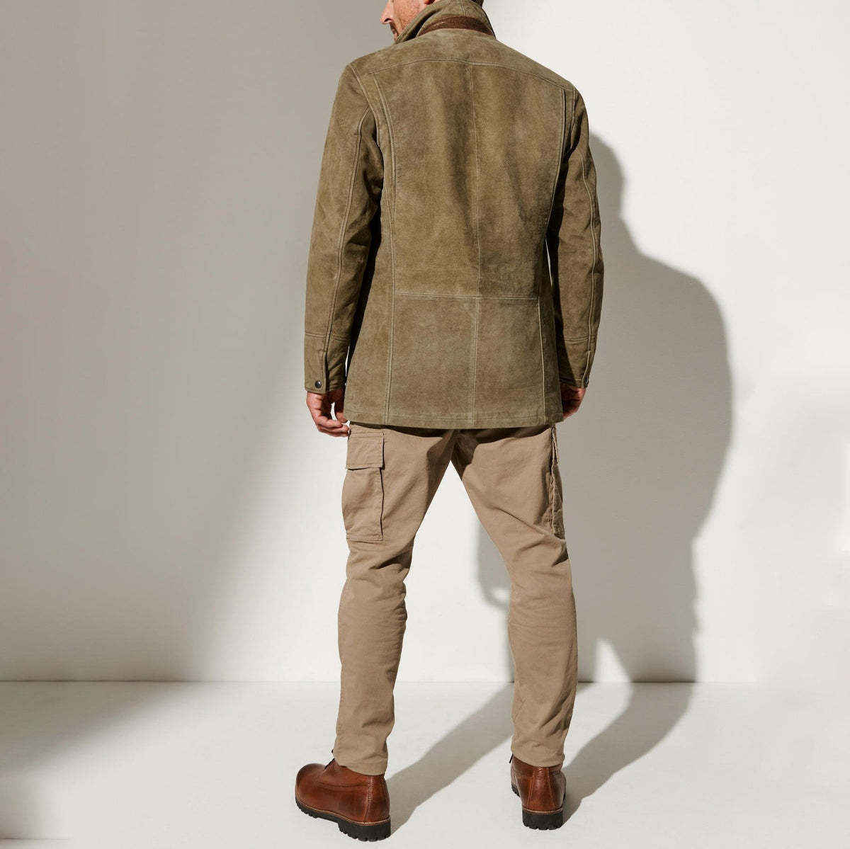 Men's Autumn Vintage Buckskin Jacket